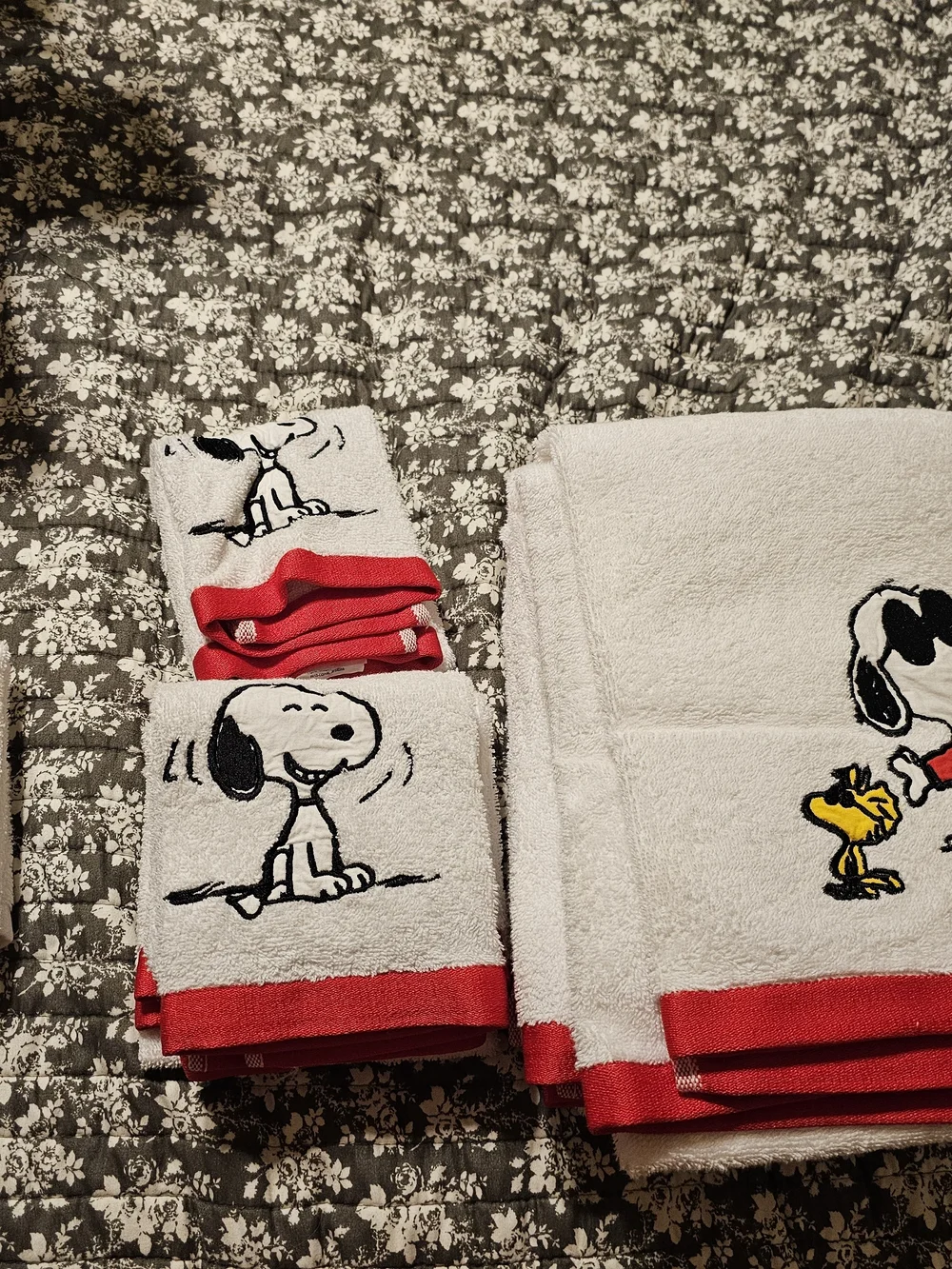12 Piece Snoopy Bath Towel